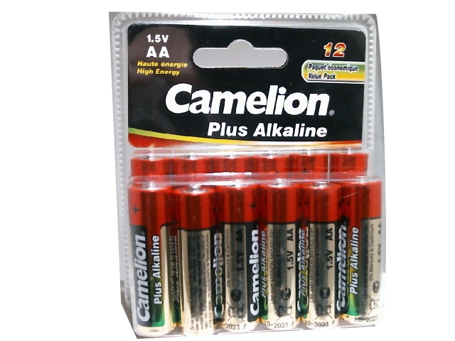 Batteries AA 12 pack camelion alkaline