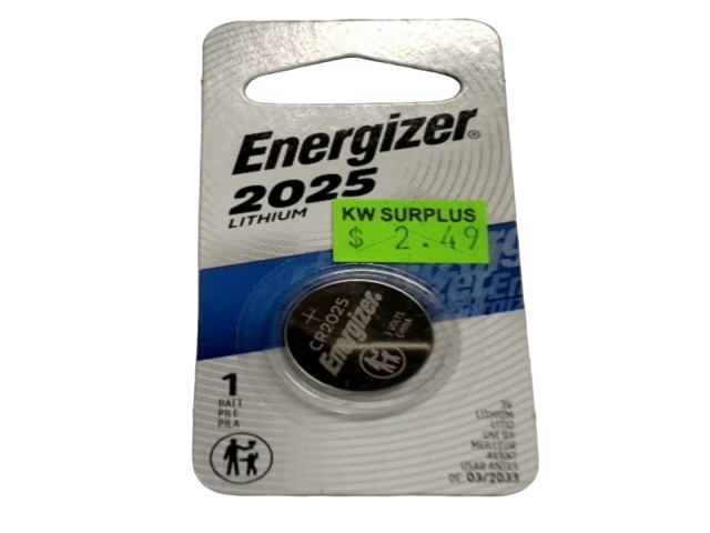 button cell CR2025 energizer