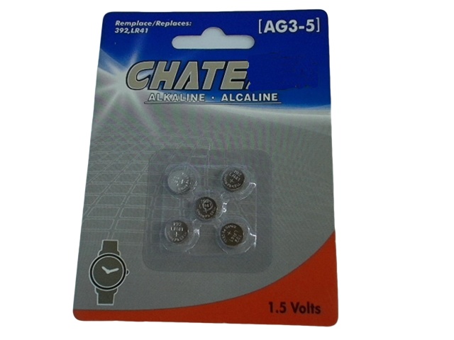 button cell battery 5 pack # 392