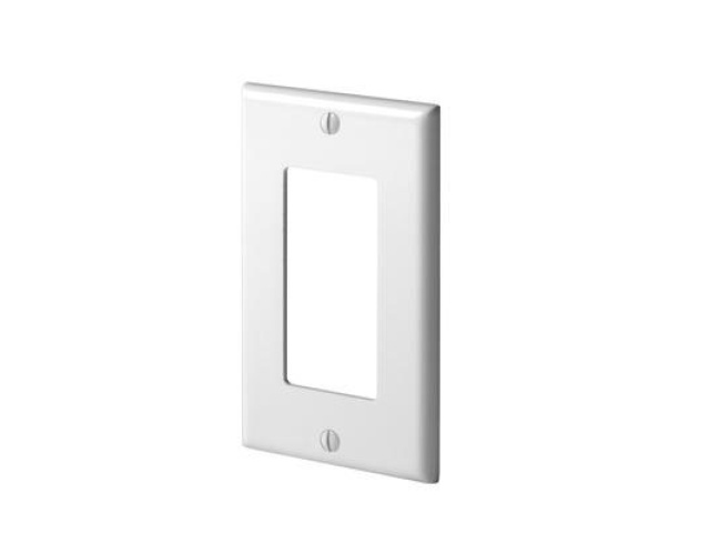 Decora Wallplate 1 gang white