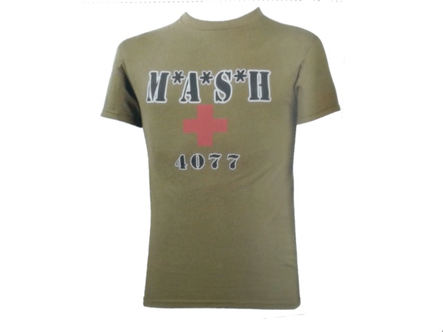 T-shirt Olive - MASH - Medium