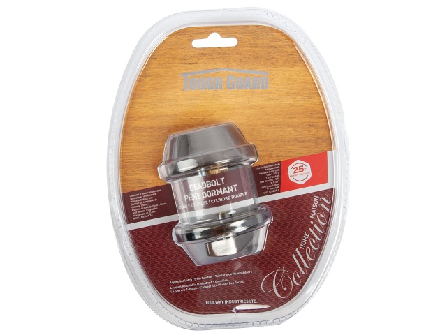 Deadbolt single cylinder pewter