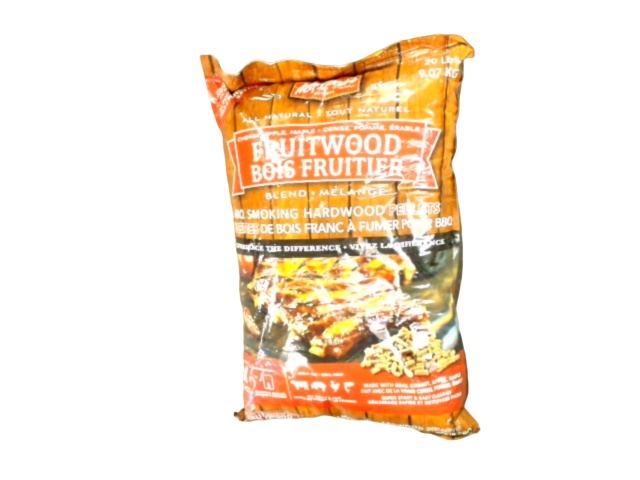 BBQ Smoking Hardwood Pellets Fruitwood 20lbs. Maclean\'s Made In Canada
