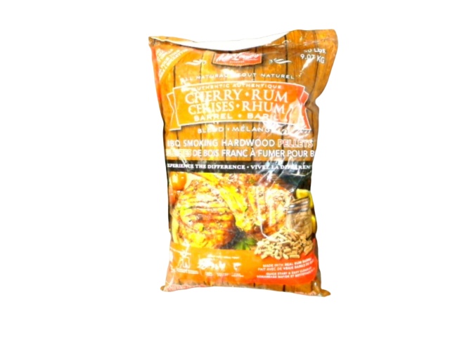 Bbq Smoking Hardwood Pellets Cherry Rum 20lbs. Maclean\'s