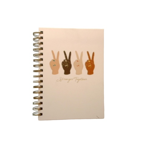 Journal Hardcover 250pg. Spiral Bound Stronger Together