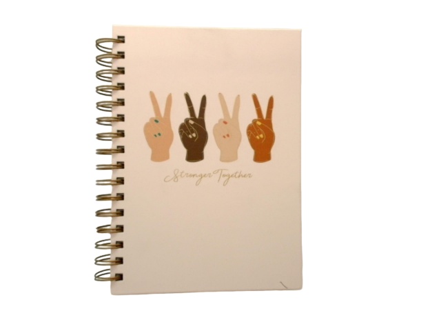 Journal Hardcover 250pg. Spiral Bound Stronger Together