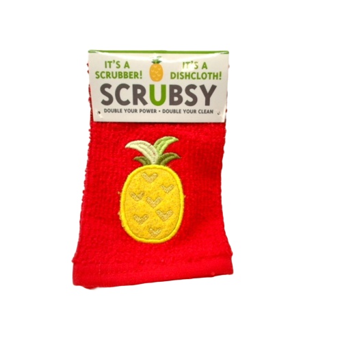 Scrubsy Cloth Pineapple 3 Way Clean