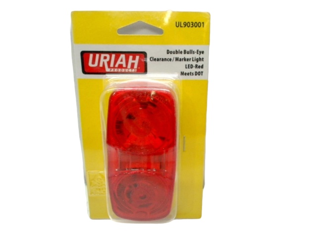 Double Bulls-Eye Clearance/Marker Light LED Red Uriah