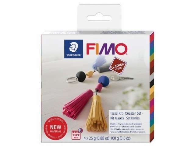Modelling Clay 100gm Leather Effect Tassel Kit Staedtler