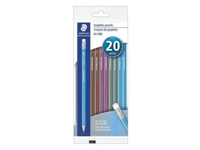 Pencils 20pk Metallic Hb Staedtler