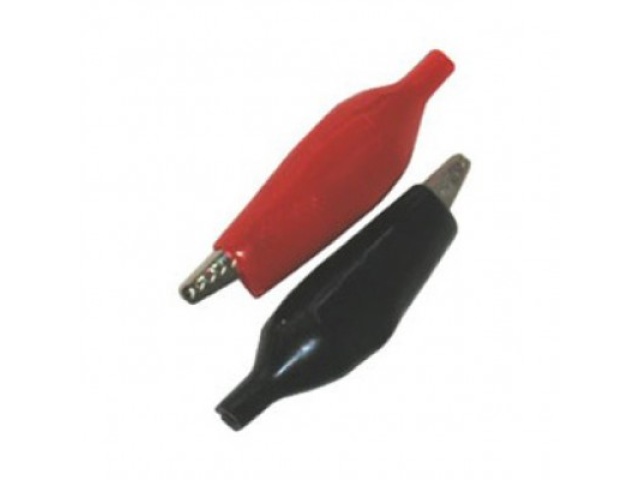 alligator clips Medium bag of 10 5 red 5 black