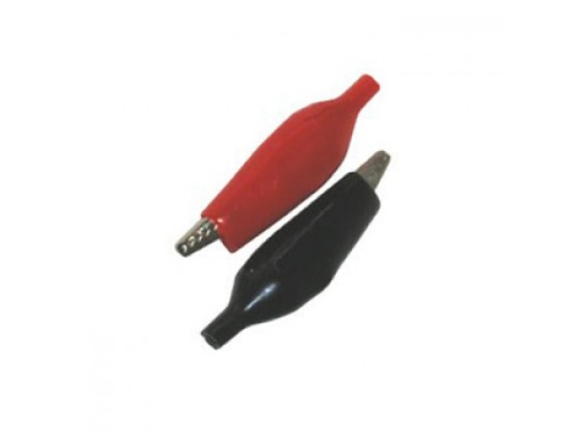 alligator clips Small bag of 10 5 red 5 black