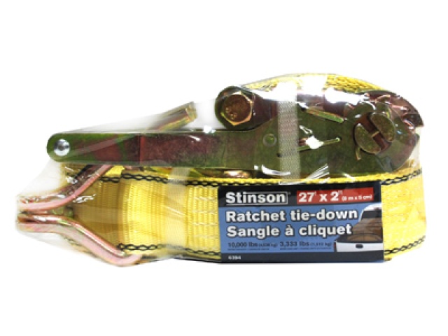 Ratchet tie-down 2 inch x 27 feet