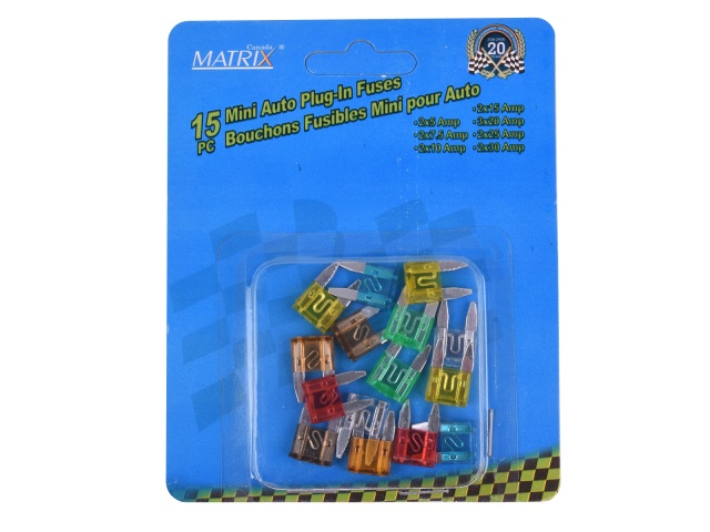Mini Auto Fuse 15pc