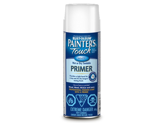 Spray Paint White Primer Rust-oleum 340g Painters Touch