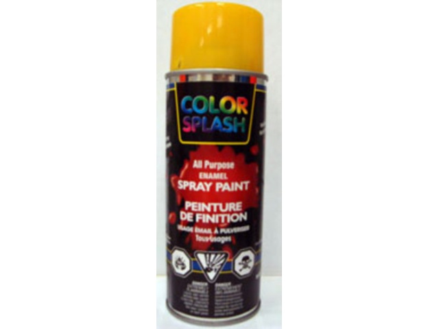 Spray Paint YELLOW COLOR/SPLASH 12OZ