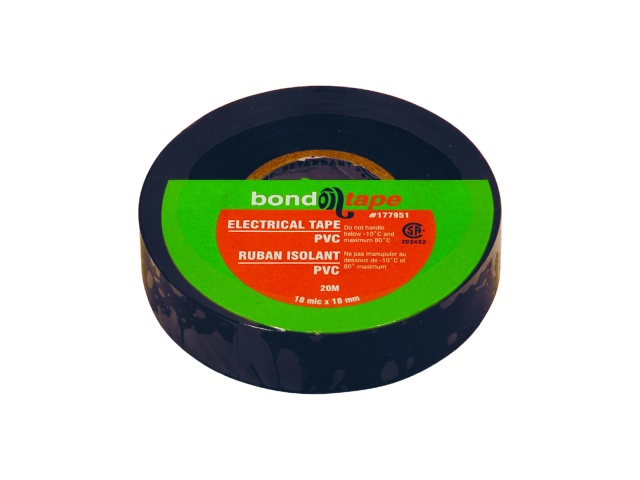 Electrical Tape 3/4 X 66\' Black 10/8.99\