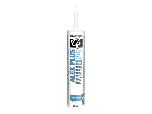 Silicon White paintable 300ml Alex Plus