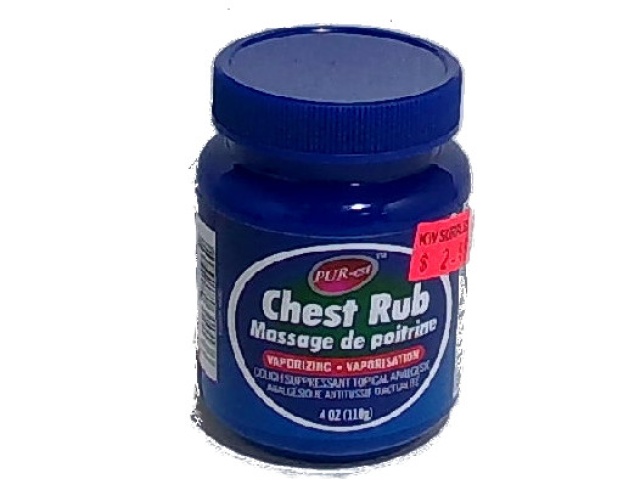 Chest Rub 4 oz. Purest
