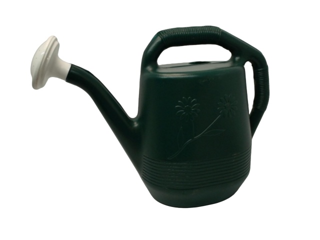 Watering Can 2 Gallon Plastic Green w/Flowers Made in Canada(endcap)2 for $12.99
