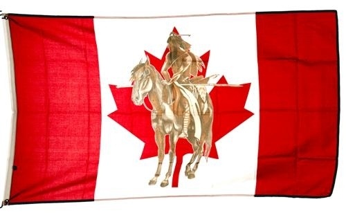Flag 3x5Ft Native Indian On Horse