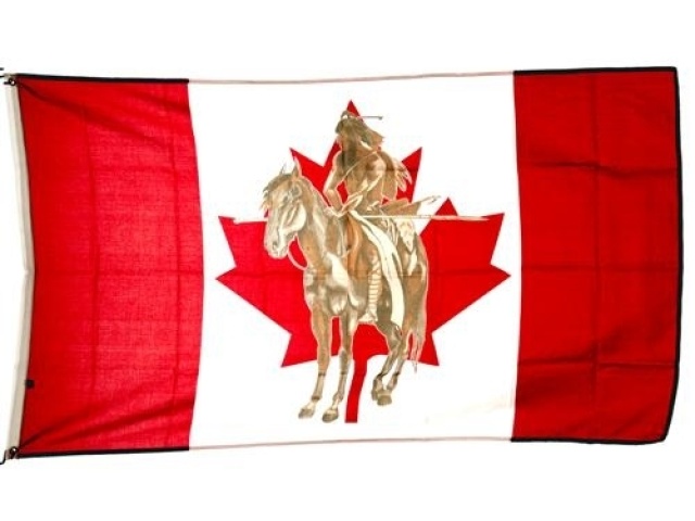 Flag 3x5Ft Native Indian On Horse