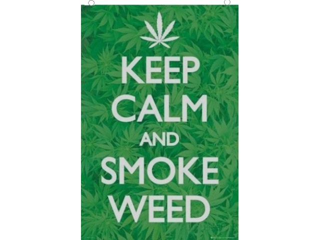 Flag 3x5Ft - keep calm and smoke weed