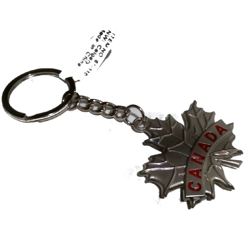 Keychain Canada Maple Shaped