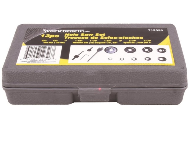Hole Saw Kit 12 Pc