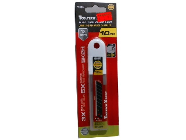 replacement Blades 10 pc snap off for 190081 18x0.5x100mm