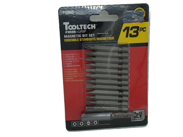 Driver Bits And Magnetic Holder Set 13 Pc