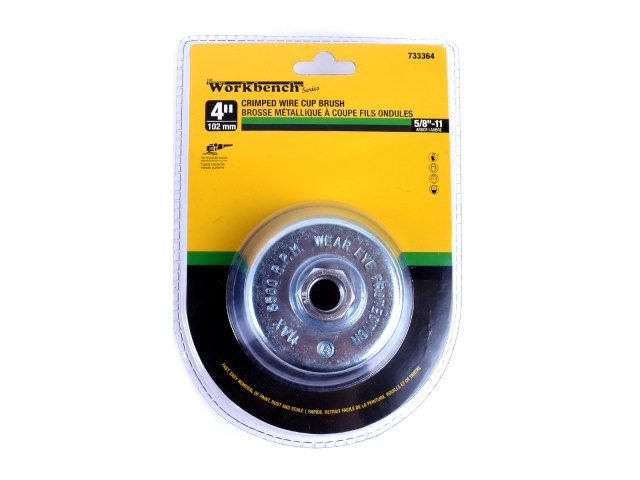 Wire Cup Brush 4 x 5/8\