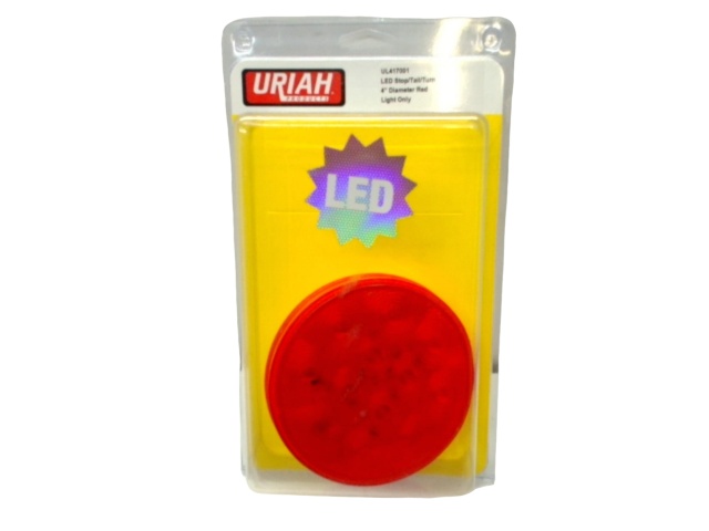 LED Stop/Tail/Turn Light Red 4 Diameter Uriah\