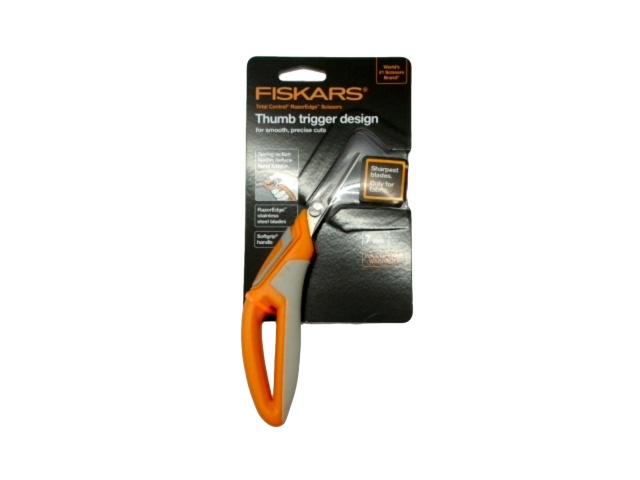Fabric Scissors 7 Thumb Trigger Design Softgrip Handle Fiskars\