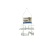 Deluxe Shower Caddy White Grayline