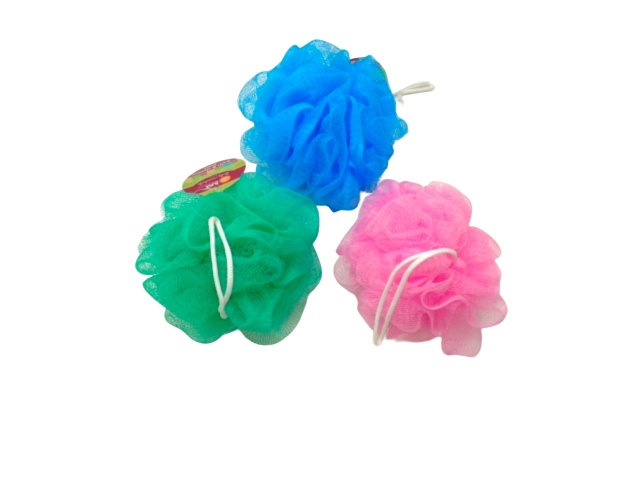 Bath & Shower Pouf Assorted Colours Just Because Daily Essentials
