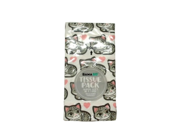 Super Soft Tissue Pack Kittens 3 Ply 10 Tissues (or 3/$1.99)