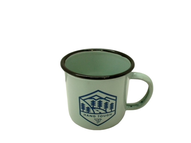 Enamel Coffee Mug 12oz. Hang Tough