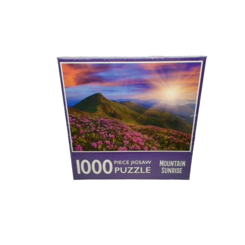 Jigsaw Puzzle 1000pc. Mountain Sunrise