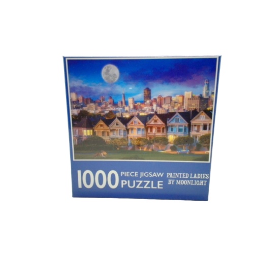Jigsaw Puzzle 1000pc. Painted Ladies By Moonlight
