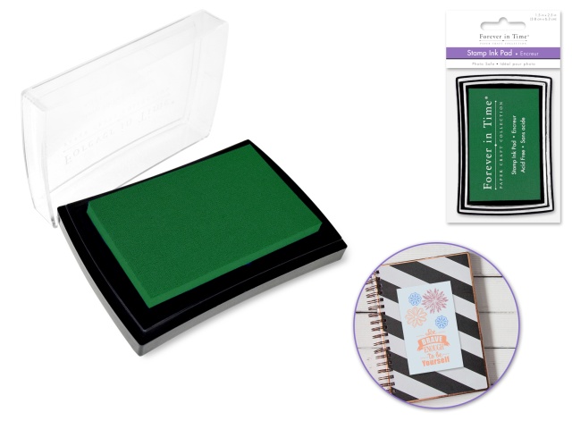Stamp Ink Pad Green 1.5x2.5\