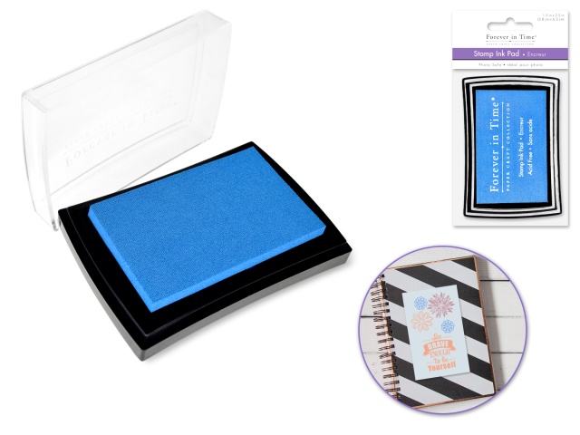 Stamp Ink Pad royal blue 1.5x2.5\