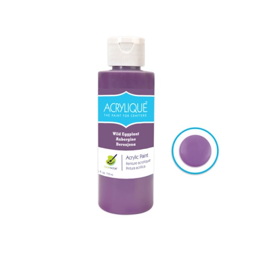 Acrylic Paint 050 WILD EGGPLANT 4oz Acrylique