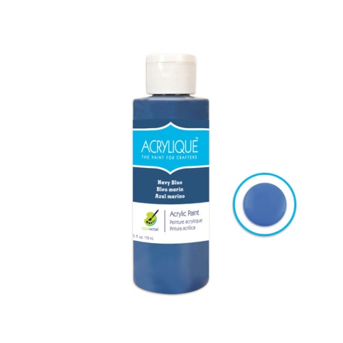 Acrylic Paint 130 NAVY BLUE 4oz Acrylique