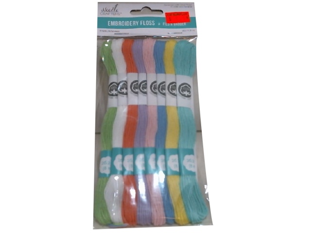 Embroidery Floss Assorted Pastels