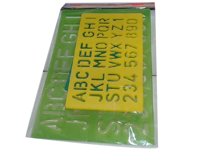Stencil Set 3Pk Assorted Sizes
