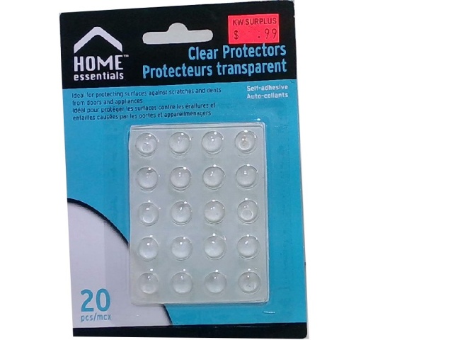Bumper Protectors 20pc. Clear Home Essentials