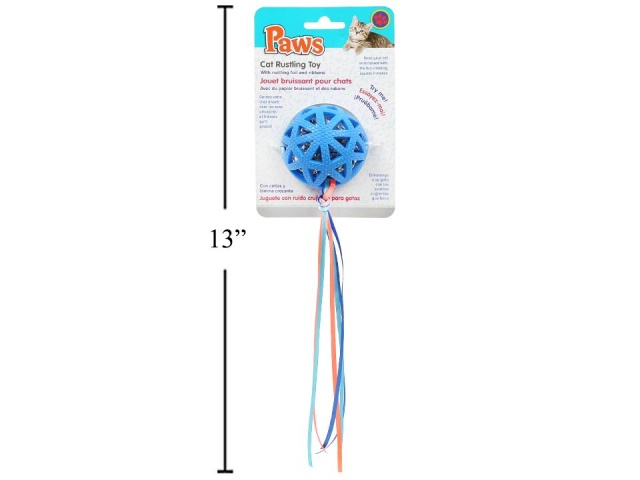 Cat Rustling Toy w/noise PAWS