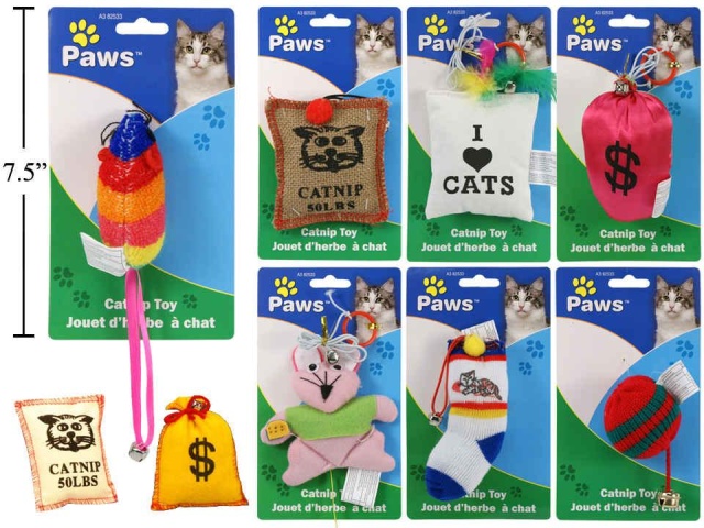 Catnip Toys 9 styles PAWS