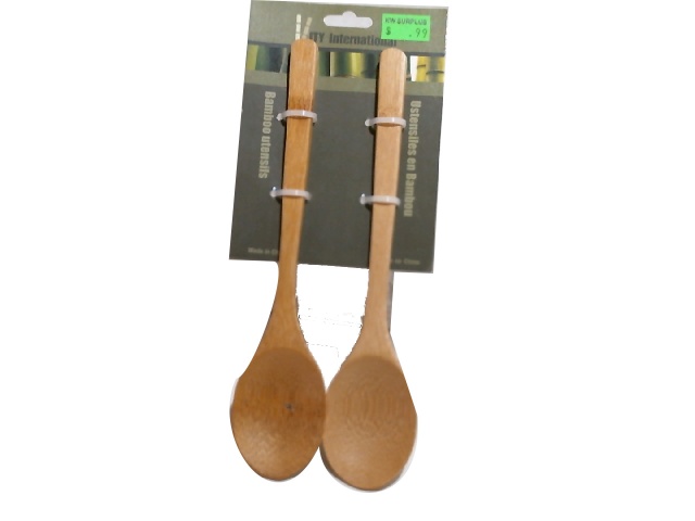 Bamboo Spoons 2pk